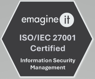 EMAGINE IT ISO IEC 27001 CERTIFIED INFORMATION SECURITY MANAGEMENT logo