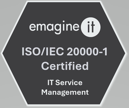 EMAGINE IT ISO/IEC 20000-1 CERTIFIED IT SERVICE MANAGEMENT logo