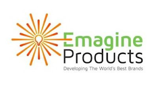 EMAGINE PRODUCTS DEVELOPING THE WORLD'S BEST BRANDS logo