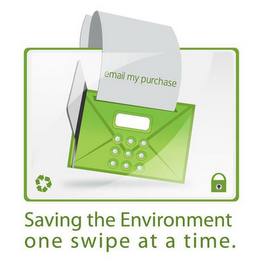 EMAIL MY PURCHASE SAVING THE ENVIRONMENT ONE SWIPE AT A TIME. logo