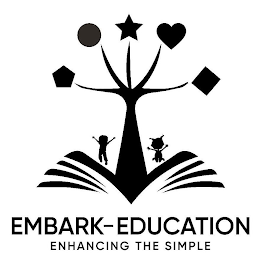 EMBARK-EDUCATION ENHANCING THE SIMPLE logo