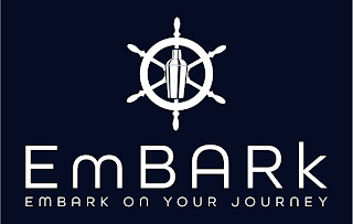 EMBARK EMBARK ON YOUR JOURNEY logo