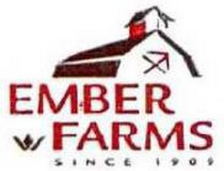 EMBER FARMS SINCE 1909 logo