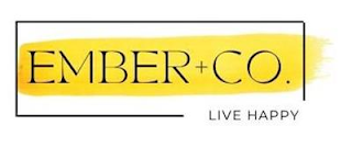 EMBER+CO. LIVE HAPPY logo