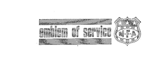 EMBLEM OF SERVICE M-F-A logo