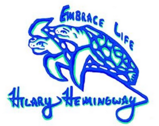 EMBRACE LIFE HILARY HEMINGWAY logo
