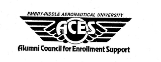EMBRY-RIDDLE AERONAUTICAL UNIVERSITY ACES ALUMNI COUNCIL FOR ENROLLMENT SUPPORT logo