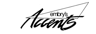 EMBRY'S ACCENTS logo