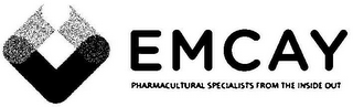 EMCAY PHARMACULTURAL SPECIALISTS FROM THE INSIDE OUT logo