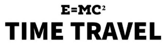 E=MC² TIME TRAVEL logo