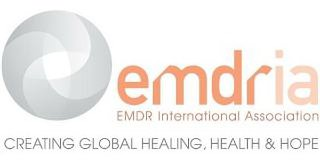 EMDRIA EMDR INTERNATIONAL ASSOCIATION CREATING GLOBAL HEALING, HEALTH & HOPE logo