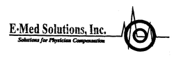 E*MED SOLUTIONS, INC. SOLUTIONS FOR PHYSICIAN COMPENSATION logo