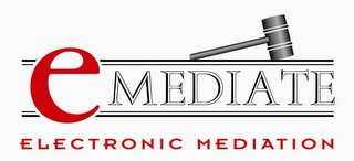 EMEDIATE ELECTRONIC MEDIATION logo