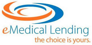 EMEDICAL LENDING THE CHOICE IS YOURS. logo