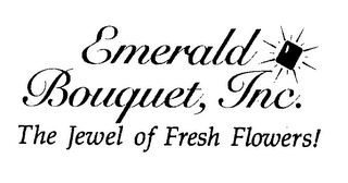 EMERALD BOUQUET, INC. THE JEWEL OF FRESH FLOWERS! logo