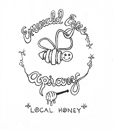 EMERALD EYES APIARY LOCAL HONEY logo