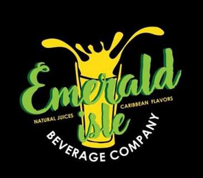 EMERALD ISLE BEVERAGE COMPANY NATURAL JUICES CARIBBEAN FLAVORS logo
