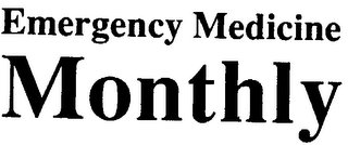 EMERGENCY MEDICINE MONTHLY logo