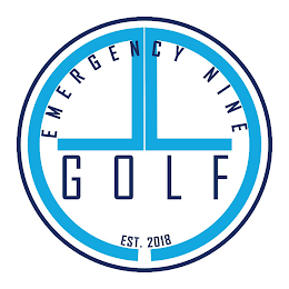 EMERGENCY NINE GOLF E9 EST. 2018 logo