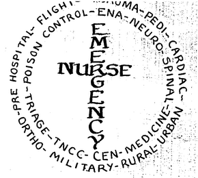 EMERGENCY NURSE PRE HOSPITAL- FLIGHT TRAUMA- PEDI- CARDIAC- URBAN RURAL MILITARY ORTHO POISON CONTROL- ENA NEURO SPINAL MEDICINE- CEN- TNCC- TRIAGE logo