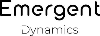 EMERGENT DYNAMICS logo