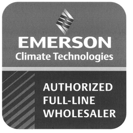 EMERSON CLIMATE TECHNOLOGIES AUTHORIZED FULL-LINE WHOLESALER logo