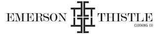 EMERSON ET THISTLE CLOTHING CO logo