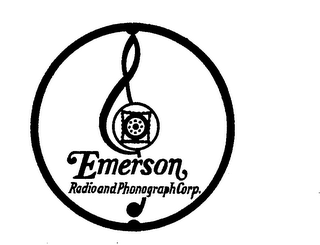 EMERSON RADIO AND PHONOGRAPH CORP. & DESIGN logo