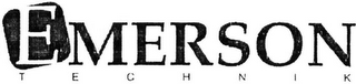EMERSON TECHNIK logo