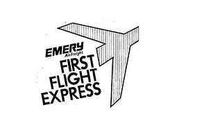 EMERY AIR FREIGHT FIRST FLIGHT EXPRESS logo