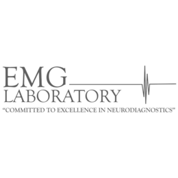 EMG LABORATORY "COMMITTED TO EXCELLENCE IN NEURODIAGNOSTICS" logo