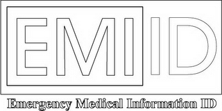 EMI ID EMERGENCY MEDICAL INFORMATION ID logo