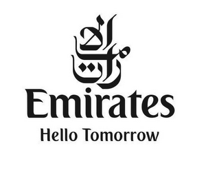 EMIRATES HELLO TOMORROW logo