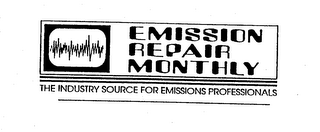 EMISSION REPAIR MONTHLY THE INDUSTRY SOURCE FOR EMISSIONS PROFESSIONALS logo