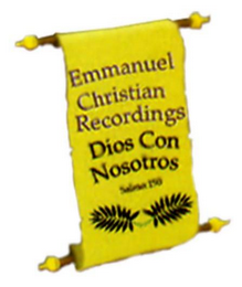 EMMANUEL CHRISTIAN RECORDINGS DIOS CON NOSOTROS SALMO:150 logo