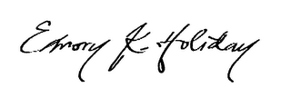 EMORY K. HOLIDAY logo