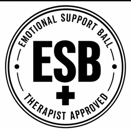 EMOTIONAL SUPPORT BALL ESB THERAPIST APPROVED logo