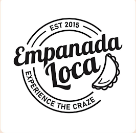 EMPANADA LOCA EXPERIENCE THE CRAZE EST 2015 logo