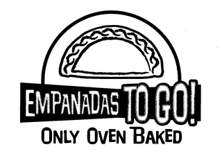 EMPANADAS TO GO! ONLY OVEN BAKED logo