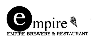 EMPIRE EMPIRE BREWERY & RESTAURANT logo