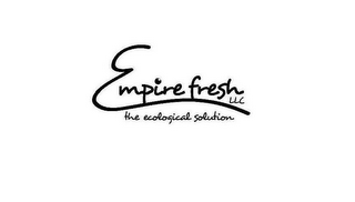 EMPIRE FRESH LLC THE ECOLOGICAL SOLUTION logo