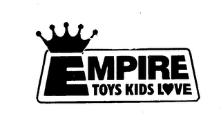 EMPIRE TOYS KIDS LOVE logo