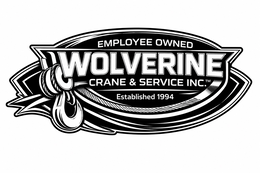 EMPLOYEE OWNED WOLVERINE CRANE & SERVICE INC. ESTABLISHED 1994 logo