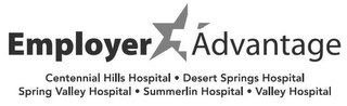 EMPLOYER ADVANTAGE CENTENNIAL HILLS HOSPITAL DESERT SPRINGS HOSPITAL SPRING VALLEY HOSPITAL SUMMERLIN HOSPITAL VALLEY HOSPITAL logo