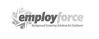 EMPLOYFORCE BACKGROUND SCREENING SOLUTIONS FOR EMPLOYERS logo