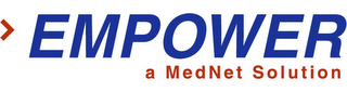 EMPOWER A MEDNET SOLUTION logo