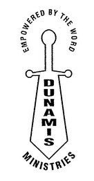EMPOWERED BY THE WORD DUNAMIS MINISTRIES logo