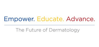 EMPOWER.EDUCATE.ADVANCE. THE FUTURE OF DERMATOLOGY logo