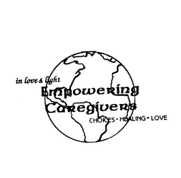 EMPOWERING CAREGIVERS IN LOVE & LIGHT CHOICES-HEALING-LOVE logo