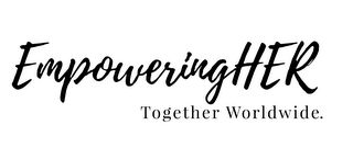 EMPOWERING HER TOGETHER WORLDWIDE. logo